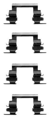 Kit d'accessoires, plaquette de frein à disque HELLA PAGID 8DZ 355 203-721