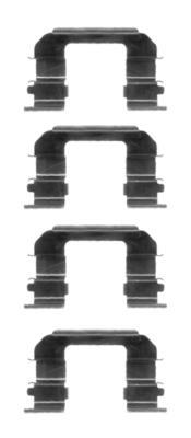 Kit d'accessoires, plaquette de frein à disque HELLA PAGID 8DZ 355 203-951