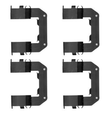 Kit d'accessoires, plaquette de frein à disque HELLA PAGID 8DZ 355 205-221