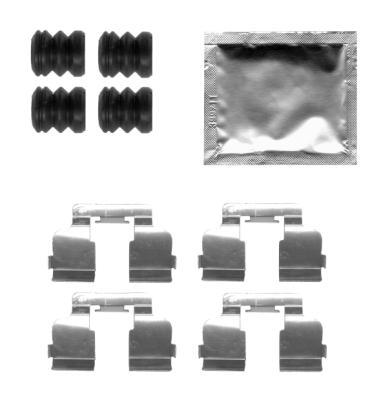 Kit d'accessoires, plaquette de frein à disque HELLA PAGID 8DZ 355 205-291