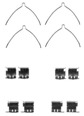 Kit d'accessoires, plaquette de frein à disque HELLA PAGID 8DZ 355 205-351