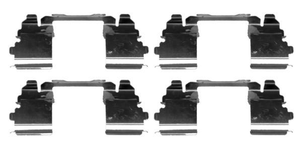 Kit d'accessoires, plaquette de frein à disque HELLA PAGID 8DZ 355 205-401