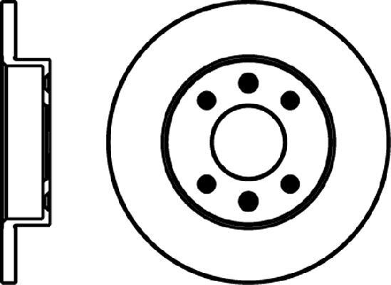 Jeu de 2 disques de frein HELLA PAGID 8DD 355 101-241