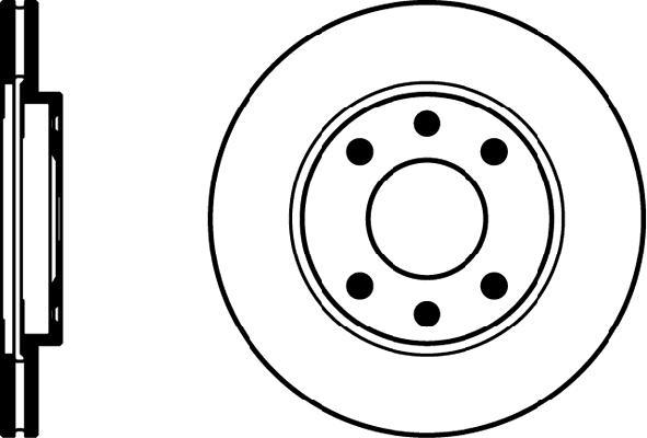 Jeu de 2 disques de frein HELLA PAGID 8DD 355 101-801