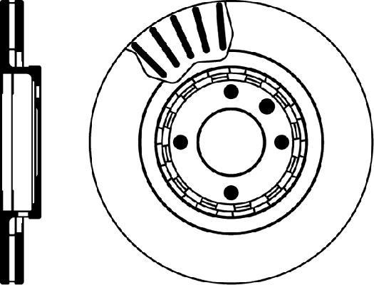 Jeu de 2 disques de frein HELLA PAGID 8DD 355 101-831
