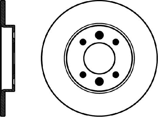 Jeu de 2 disques de frein HELLA PAGID 8DD 355 103-891