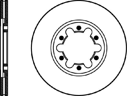 Jeu de 2 disques de frein HELLA PAGID 8DD 355 105-111