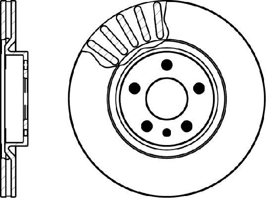 Jeu de 2 disques de frein HELLA PAGID 8DD 355 105-491