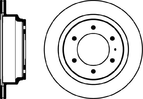 Jeu de 2 disques de frein HELLA PAGID 8DD 355 106-021