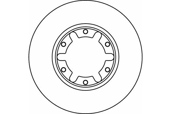 Jeu de 2 disques de frein HELLA PAGID 8DD 355 111-981