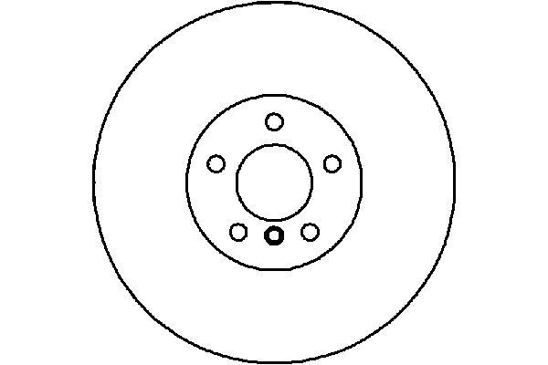 Jeu de 2 disques de frein HELLA PAGID 8DD 355 112-681