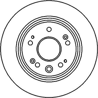 Jeu de 2 disques de frein HELLA PAGID 8DD 355 119-031