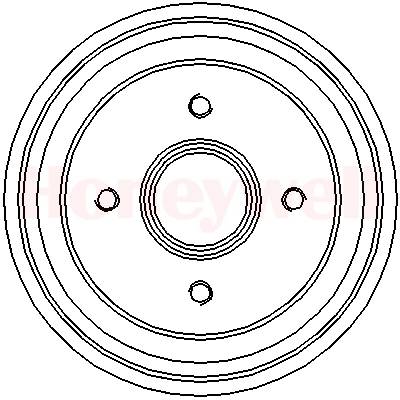 Tambour de frein BENDIX 329106B