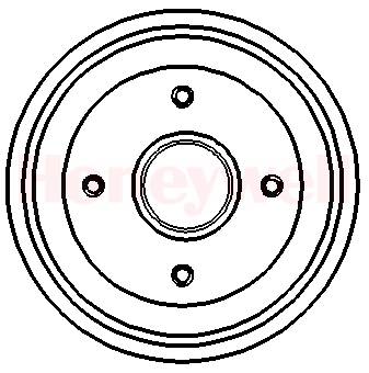 Tambour de frein BENDIX 329155B