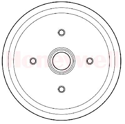 Tambour de frein BENDIX 329184B
