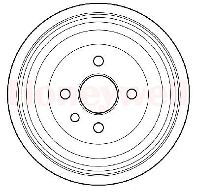 Tambour de frein BENDIX 329202B