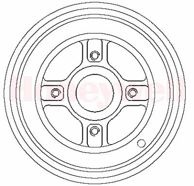 Tambour de frein BENDIX ref. 329219B