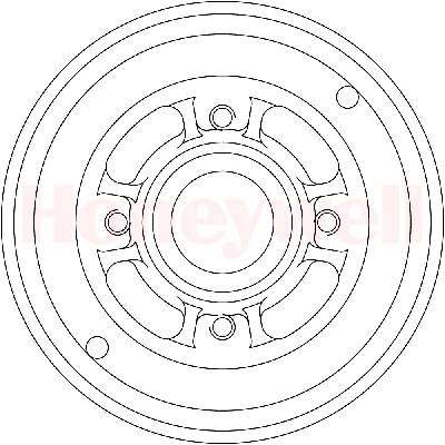 Tambour de frein BENDIX 329224B