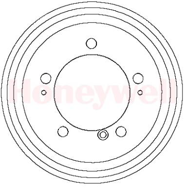 Tambour de frein BENDIX 329244B