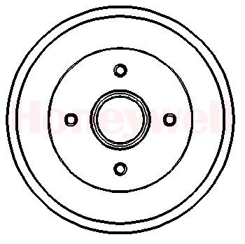 Tambour de frein BENDIX 329245B