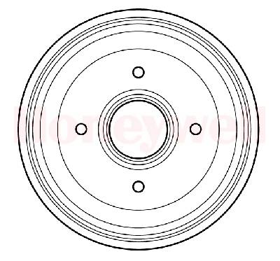 Tambour de frein BENDIX ref. 329700B