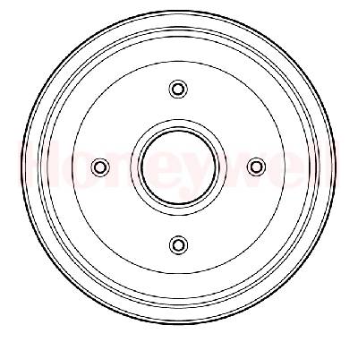 Tambour de frein BENDIX 329703B