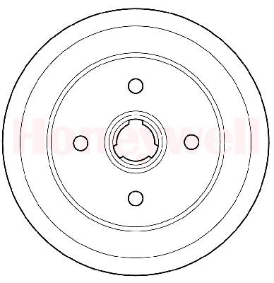 Tambour de frein BENDIX 329706B