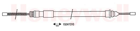 Câble de frein à main (Câble de frein à main) BENDIX ref. 431041B
