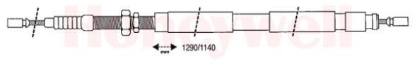 Câble de frein à main (Câble de frein à main) BENDIX ref. 432414B