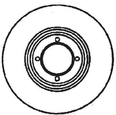 Disques de frein BENDIX ref. 561509B