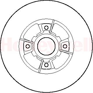Disques de frein BENDIX 561591B