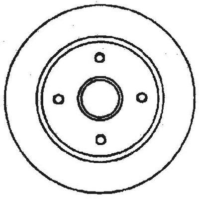Disques de frein BENDIX ref. 561678B