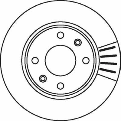 Disques de frein BENDIX ref. 562027B