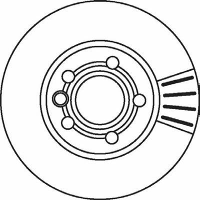 Disques de frein BENDIX ref. 562043B
