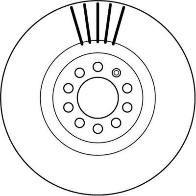 Disques de frein BENDIX ref. 562132B