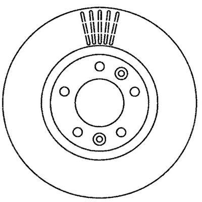 Disques de frein BENDIX ref. 562266B