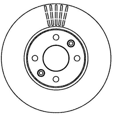 Disques de frein BENDIX ref. 562268B