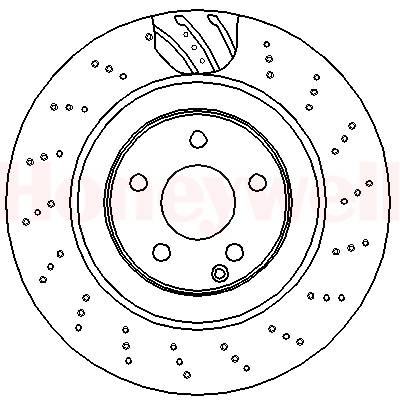 Disques de frein BENDIX ref. 562405B