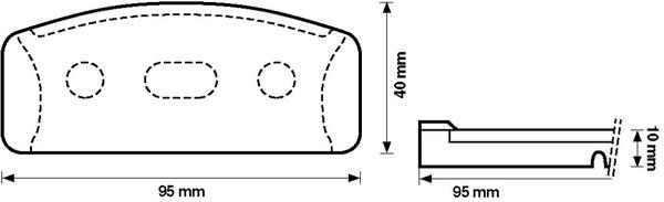 Jeu de 4 plaquettes de frein BENDIX 571200B