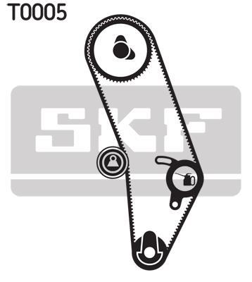 Kit de distribution (Kit courroie de distribution) SKF VKMS 01000