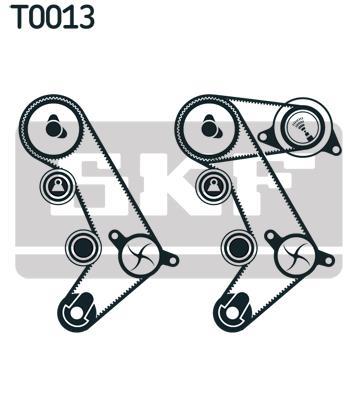 Kit de distribution (Kit courroie de distribution) SKF VKMA 01046