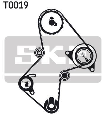 Kit de distribution (Kit courroie de distribution) SKF VKMA 06110