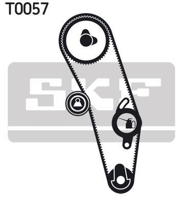 Kit de distribution (Kit courroie de distribution) SKF VKMA 01023