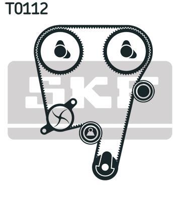Bomba de agua + kit correa distribución SKF ref. VKMC 06601
