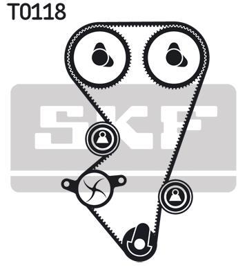 Kit de distribution (Kit courroie de distribution) SKF VKMA 03211