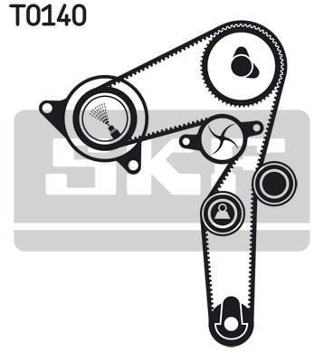 Kit de distribution (Kit courroie de distribution) SKF ref. VKMA 02171
