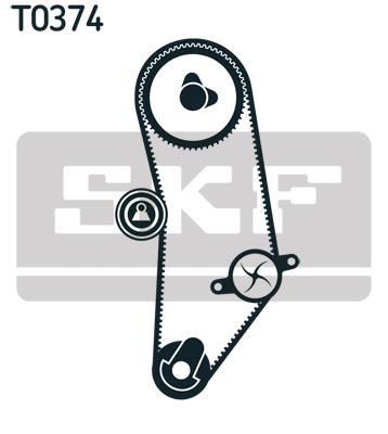 Kit de distribution (Kit courroie de distribution) SKF VKMA 92410