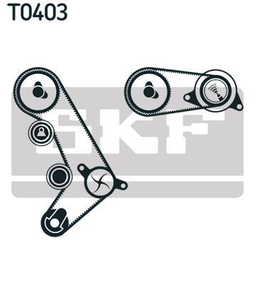 Kit de distribution (Kit courroie de distribution) SKF VKMA 01046