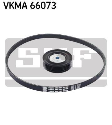Kit Courroie Multi-V SKF VKMA 35128 - Inclut Galets Et Courroie D'accessoires - Pour Réparation Complète - 8