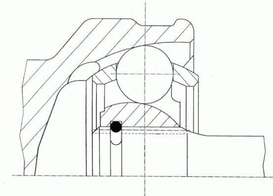Joint homocinétique, transmission GKN SERVICE INTERNATIONAL GMBH 304335